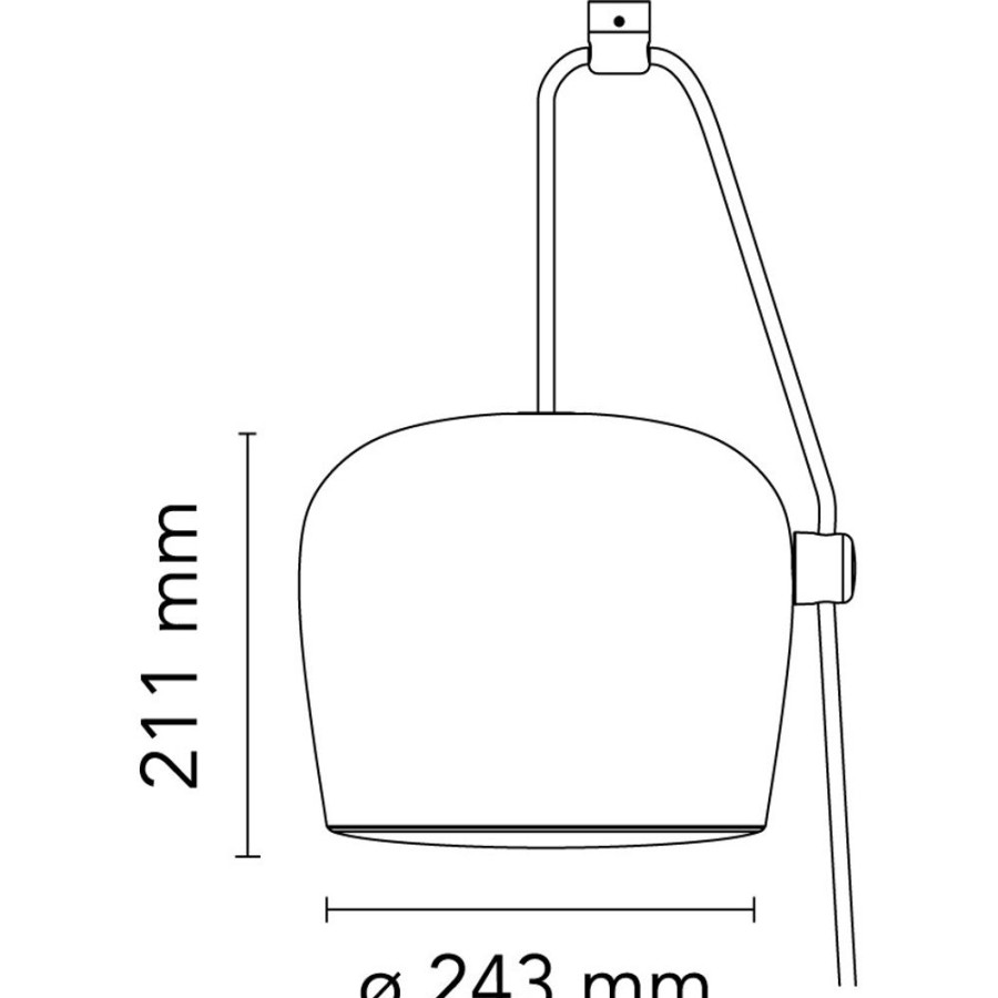 Belysning Flos Taklampor | Aim Cable-Plug Pendel, Light Silver Anodized