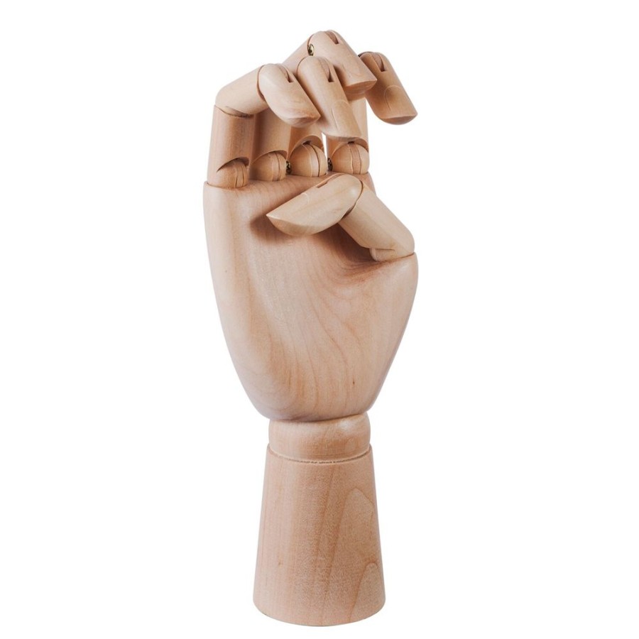 Inredning HAY Skulpturer & Dekorativa Accessoarer | Wooden Hand H18 Cm, Medium