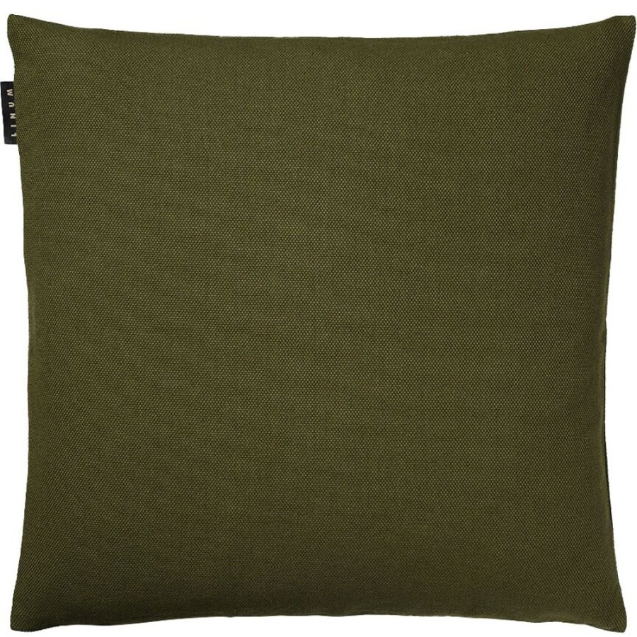 Textil Linum Prydnadskuddar & Kuddfodral | Pepper Kuddfodral 50X50 Cm, Dark Olive Green