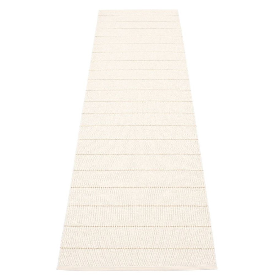 Mattor Pappelina Plastmattor | Carl Matta 70X270 Cm, Vanilla/White