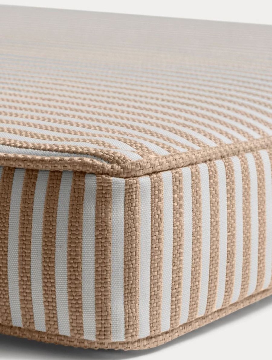 Textil DIYTI Dynor | Narrow Stripe Solsangsdyna 60X186 Cm, Beige