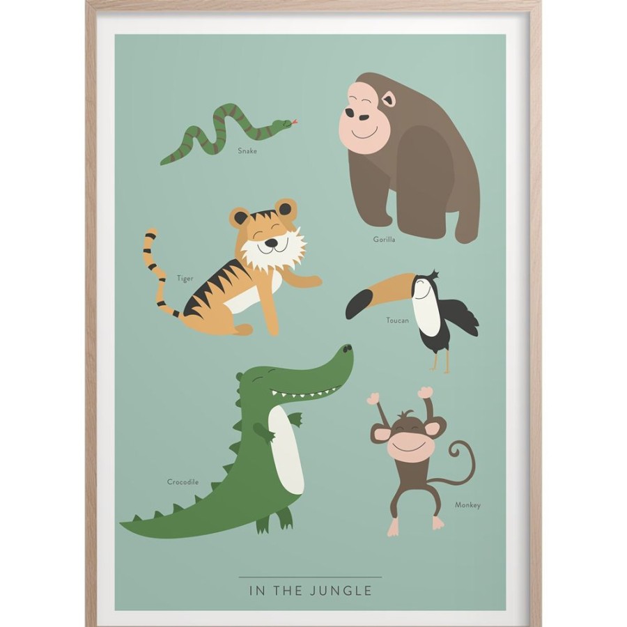 Inredning Kunskapstavlan® Posters | In The Jungle Poster 30X40 Cm