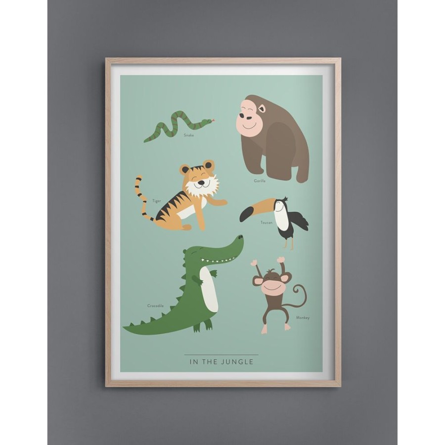 Inredning Kunskapstavlan® Posters | In The Jungle Poster 30X40 Cm