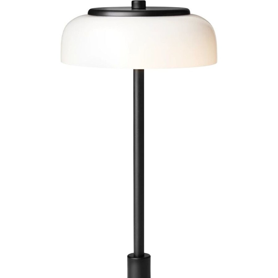 Belysning Nuura Bordslampor | Blossi Bordslampa Integrerad 170 Mm, Svart / Opal