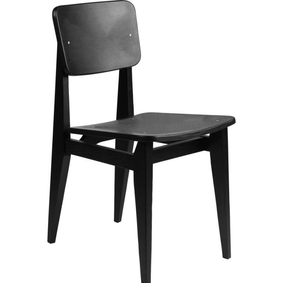 Mobler GUBI Matstolar | C-Chair Stol, Faner / Oljad Svart Ek