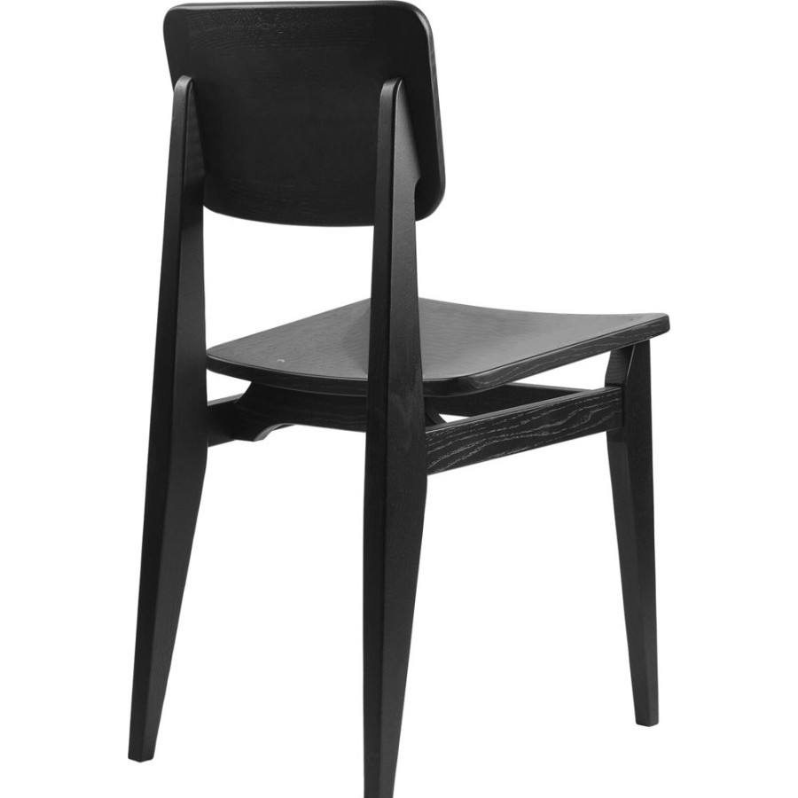 Mobler GUBI Matstolar | C-Chair Stol, Faner / Oljad Svart Ek