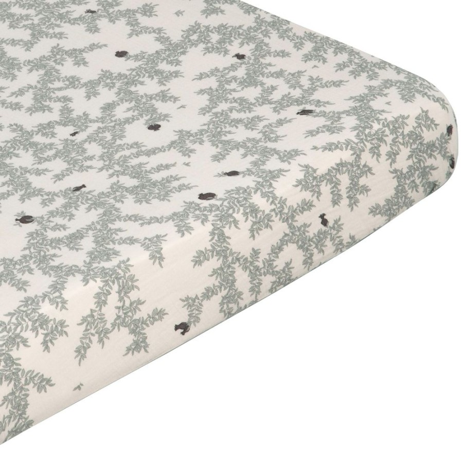 Textil Garbo & Friends Underlakan | Pomegranate Dra-Pa-Lakan Muslin, 90X200 Cm