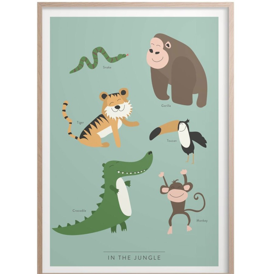 Inredning Kunskapstavlan® Posters | In The Jungle Poster 30X40 Cm