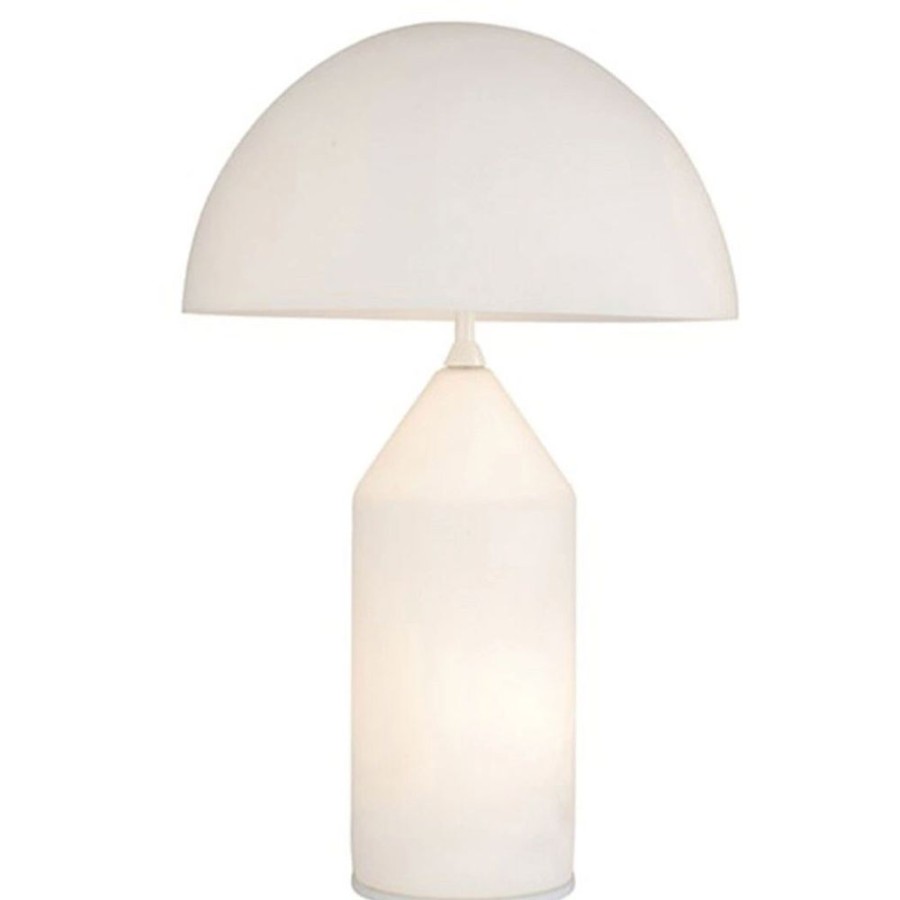 Belysning Oluce Bordslampor | Atollo 235 Bordslampa 70 Cm, Opal