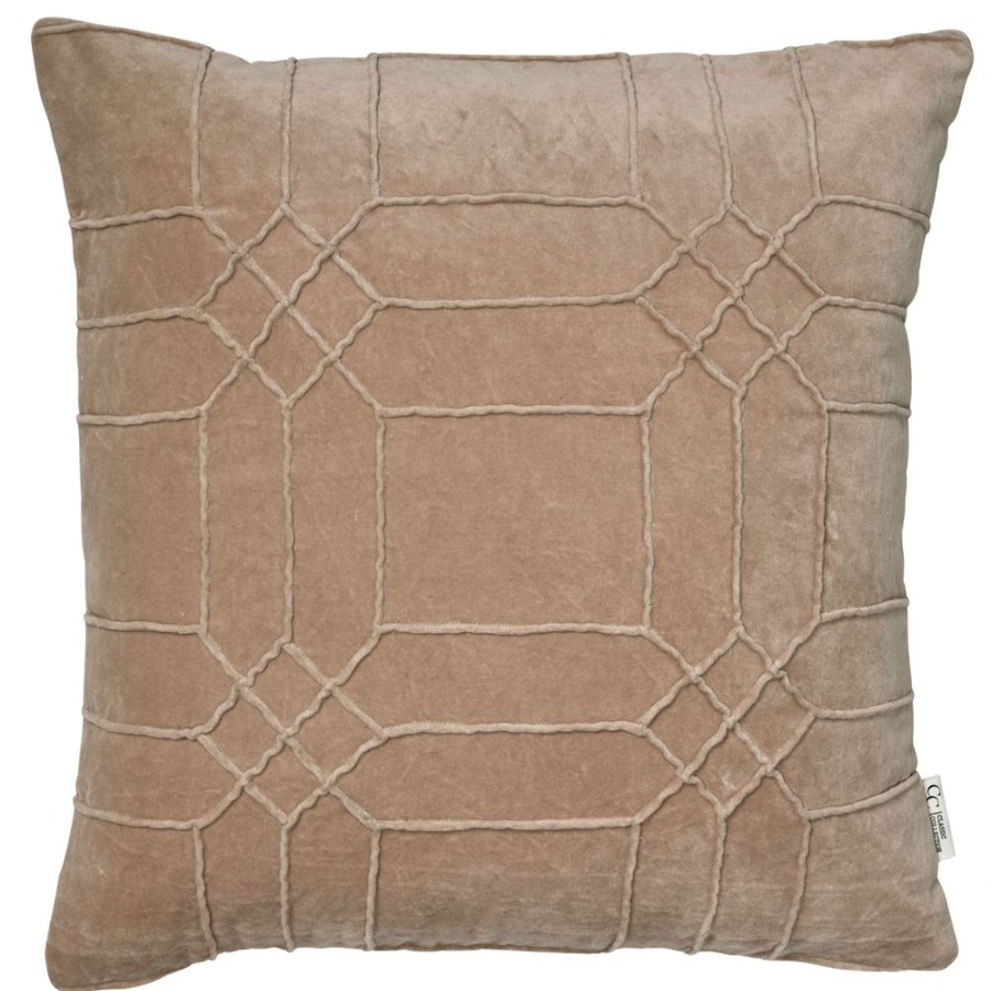 Textil Classic Collection Prydnadskuddar & Kuddfodral | Delhi Kuddfodral 50X50 Cm, Simple Taupe Brown