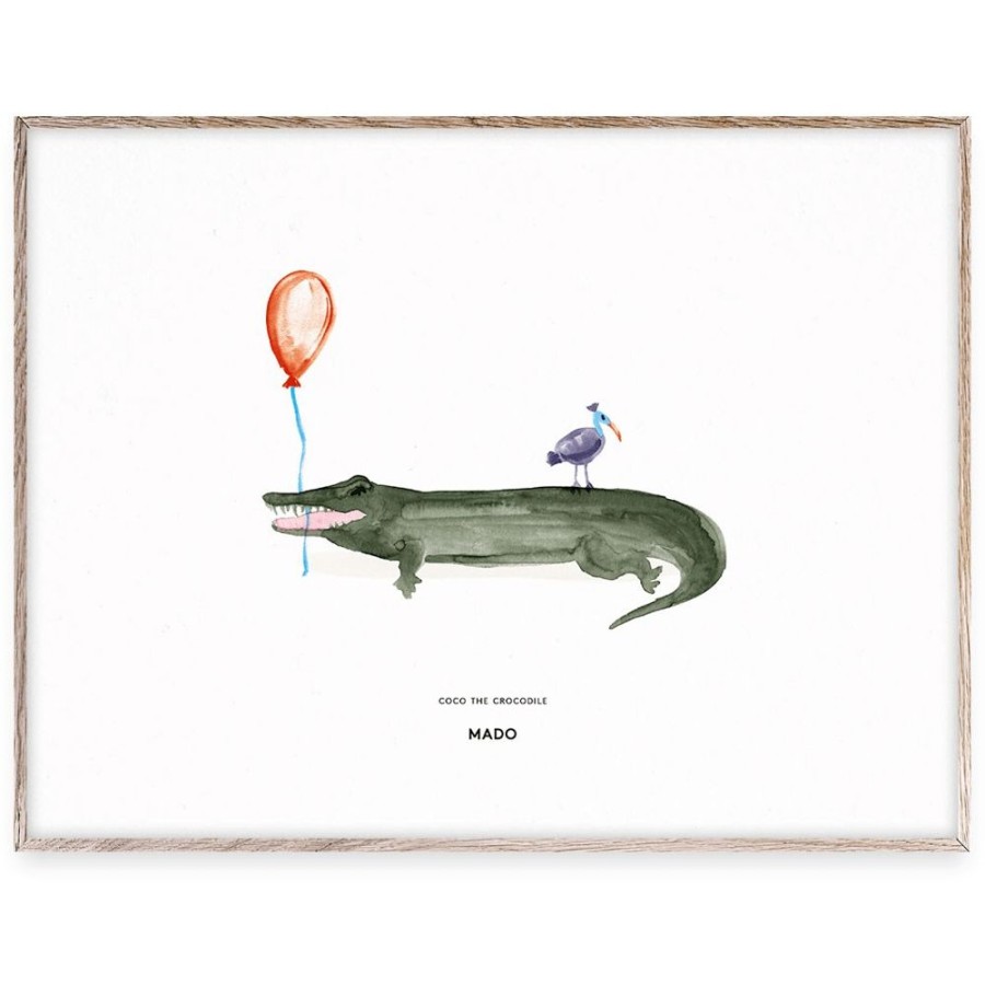 Inredning MADO Posters | Coco The Crocodile Poster, 30X40 Cm