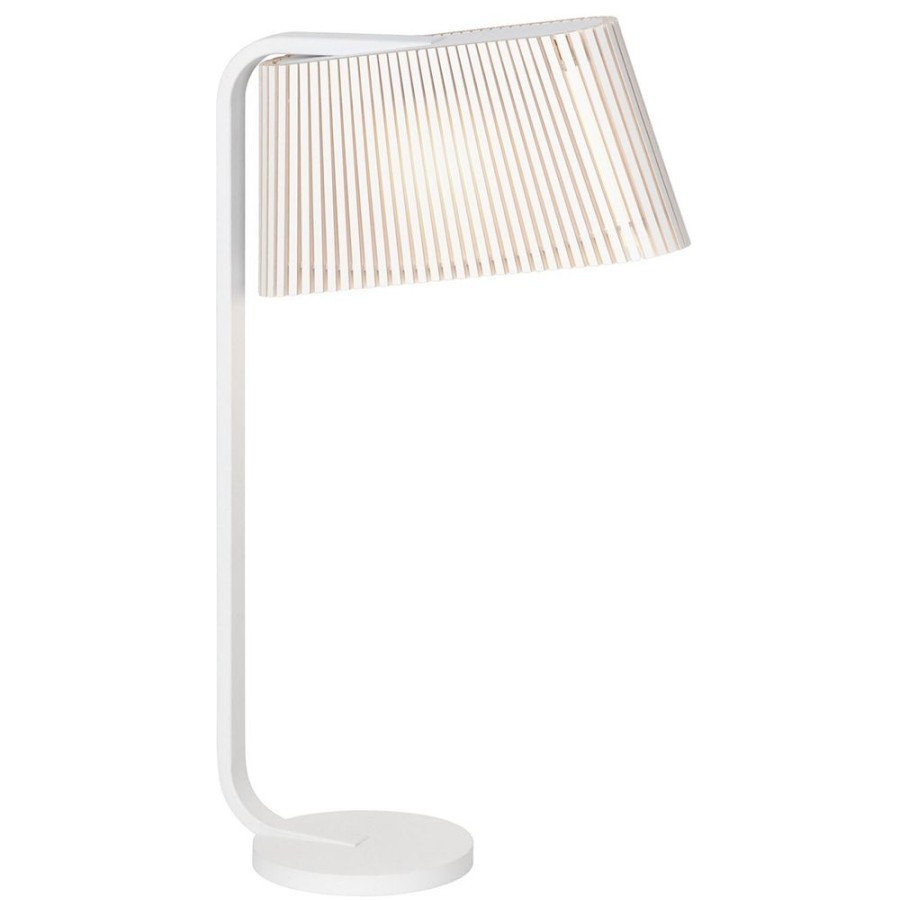 Belysning Secto Design Bordslampor | Owalo 7020 Bordslampa, Vit