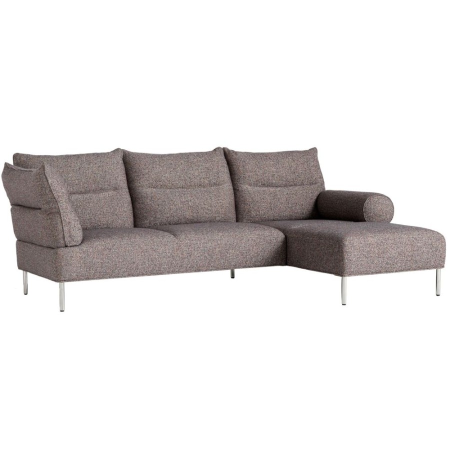 Mobler HAY 3-Sitssoffor | Pandarine Soffa 3-Sits, Krom / Swarm Multi