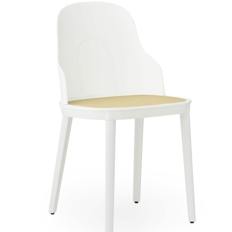 Mobler Normann Copenhagen Matstolar | Allez Stol Med Formgjuten Vav, Vit