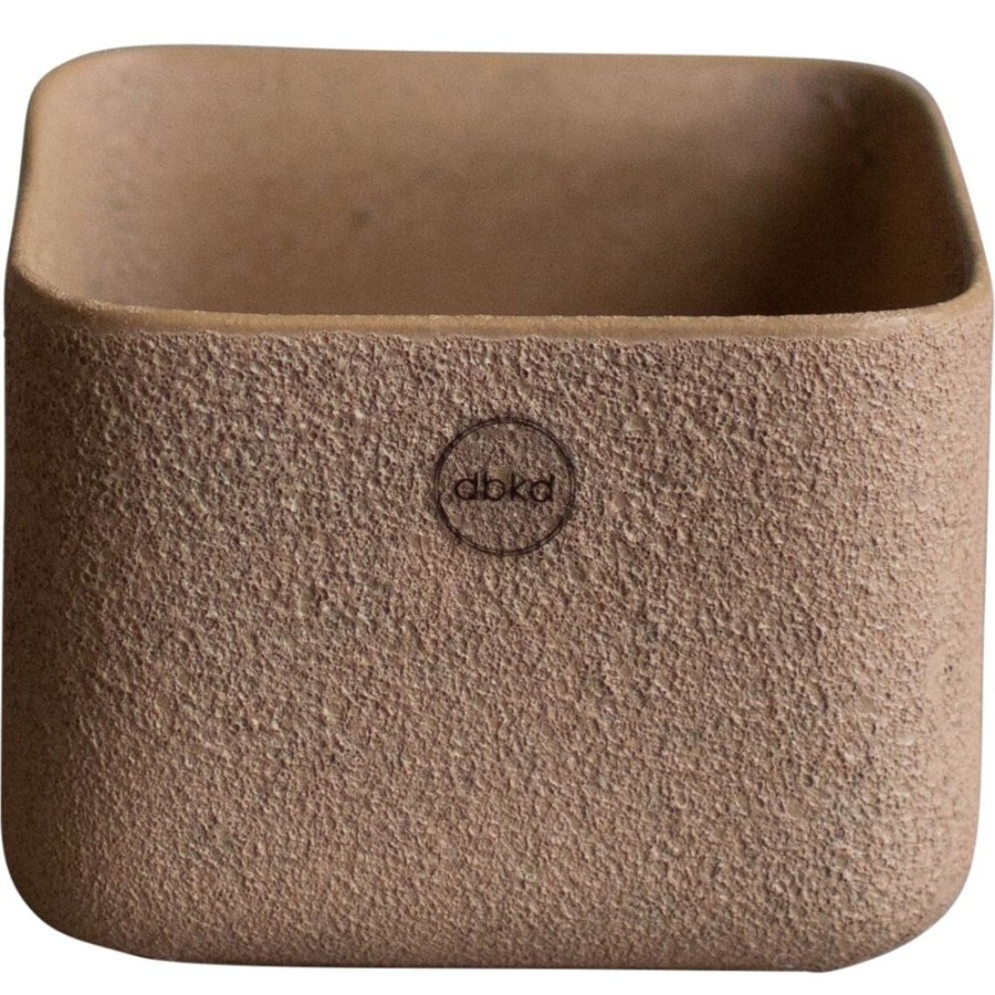 Inredning DBKD Krukor | Cube Plant Kruka H10 Cm, Sand