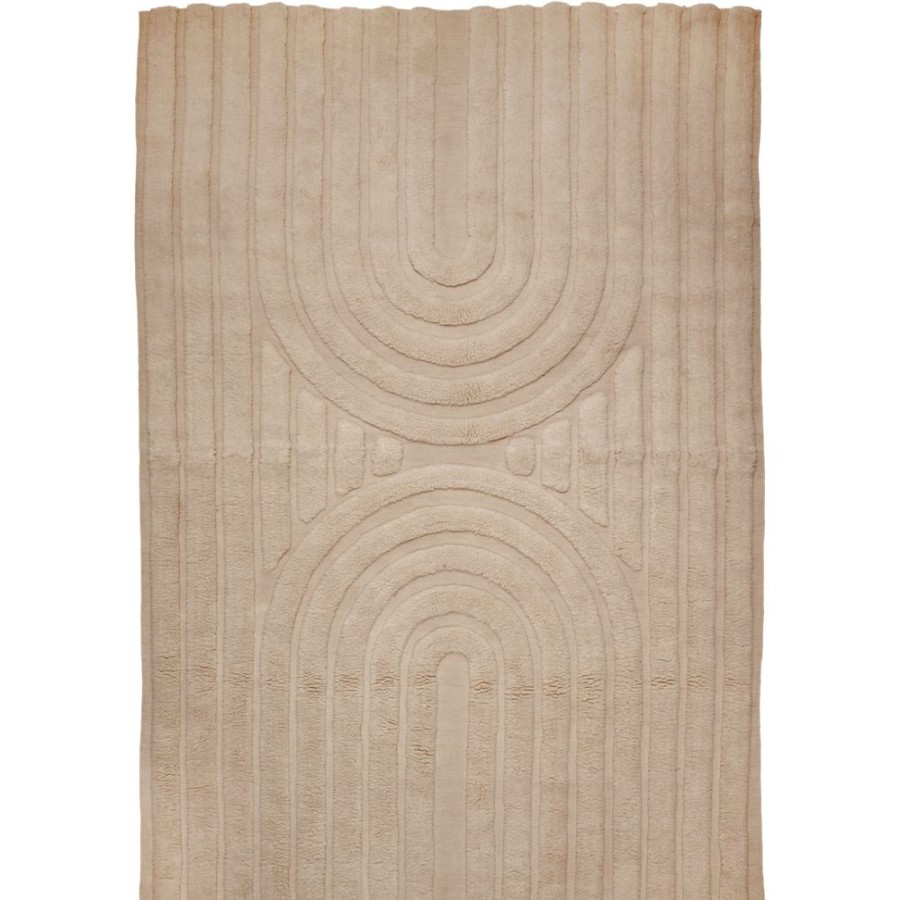 Mattor Classic Collection Ullmattor | Curve Matta 200X300 Cm, Natural Beige