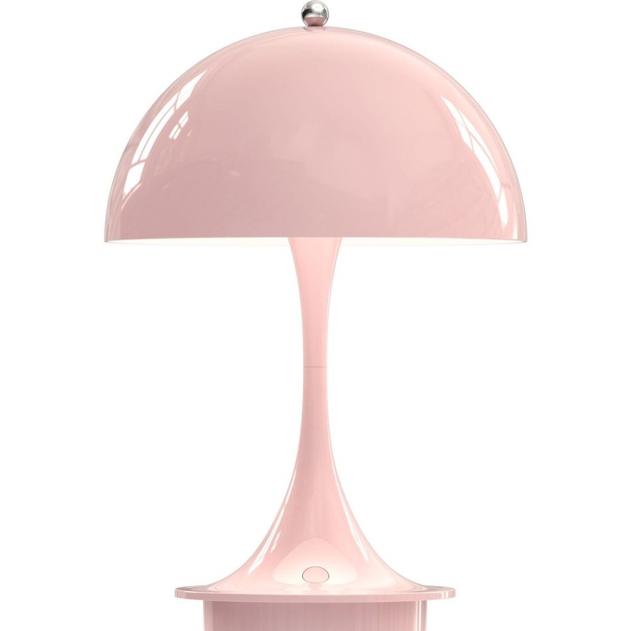 Belysning Louis Poulsen Utebelysning | Panthella 160 Bordslampa Portabel, Ljusrosa