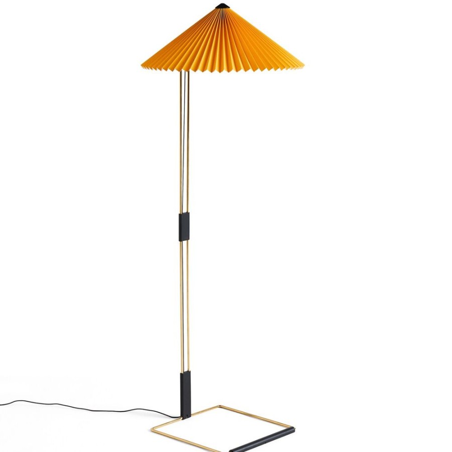 Belysning HAY Golvlampor | Matin Floor Lamp 500 Yellow