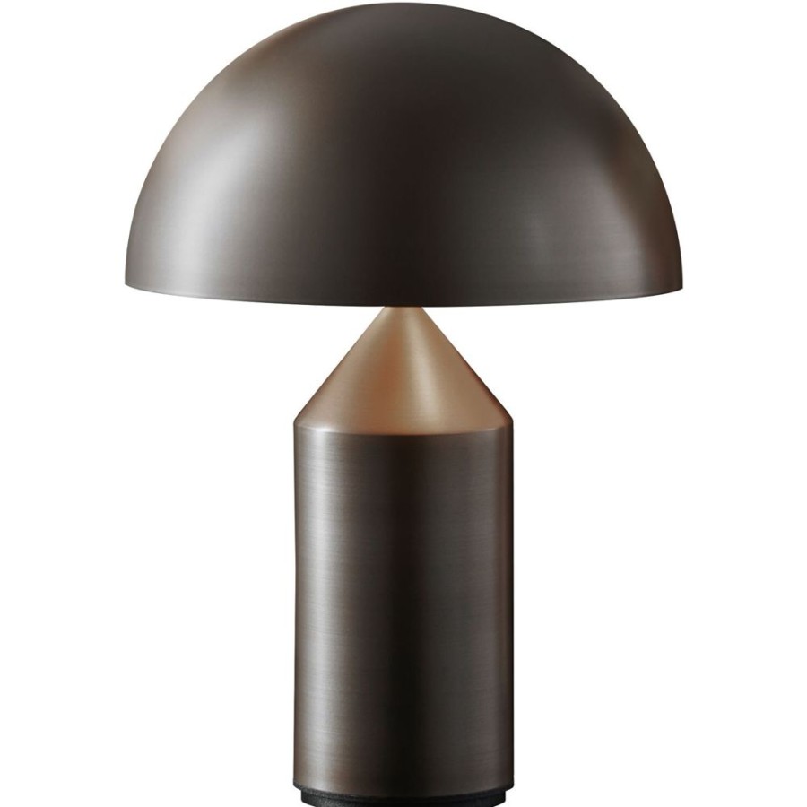 Belysning Oluce Bordslampor | Atollo 238 Bordslampa 35 Cm, Satin Bronze