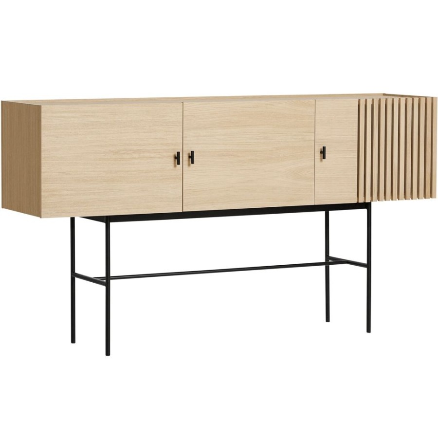 Mobler Woud Sideboards | Array Sideboard 180 Cm, Vitpigmenterad Ek