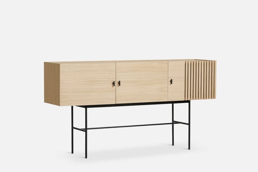 Mobler Woud Sideboards | Array Sideboard 180 Cm, Vitpigmenterad Ek