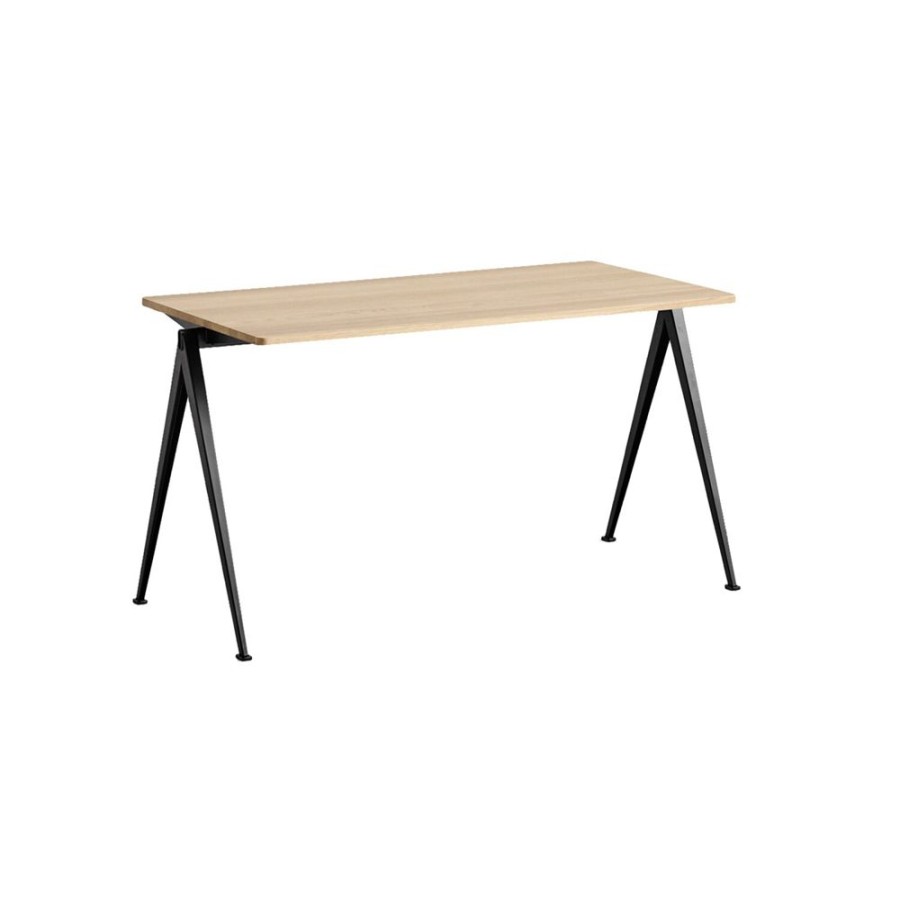 Mobler HAY Skrivbord | Pyramid Desk 01 140X65, Black Frame/Matt