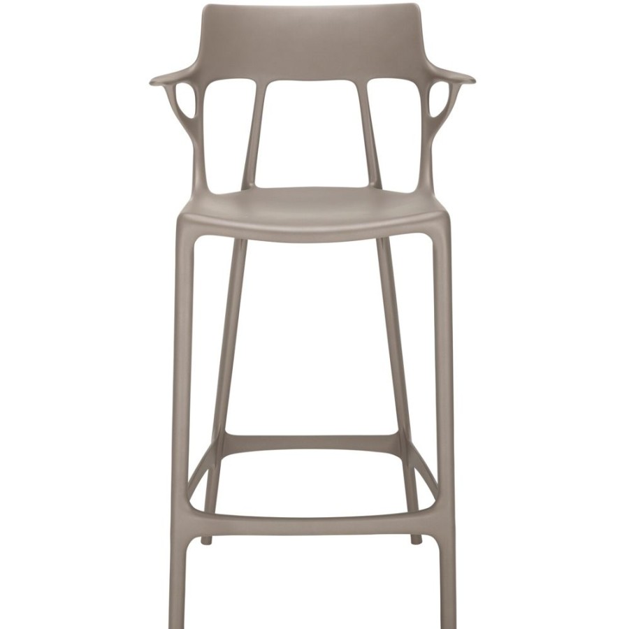 Mobler Kartell Barstolar | A.I. Barstol Atervunnen 65 Cm, Gra