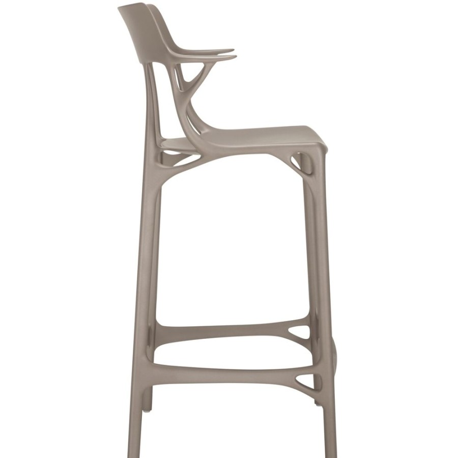 Mobler Kartell Barstolar | A.I. Barstol Atervunnen 65 Cm, Gra