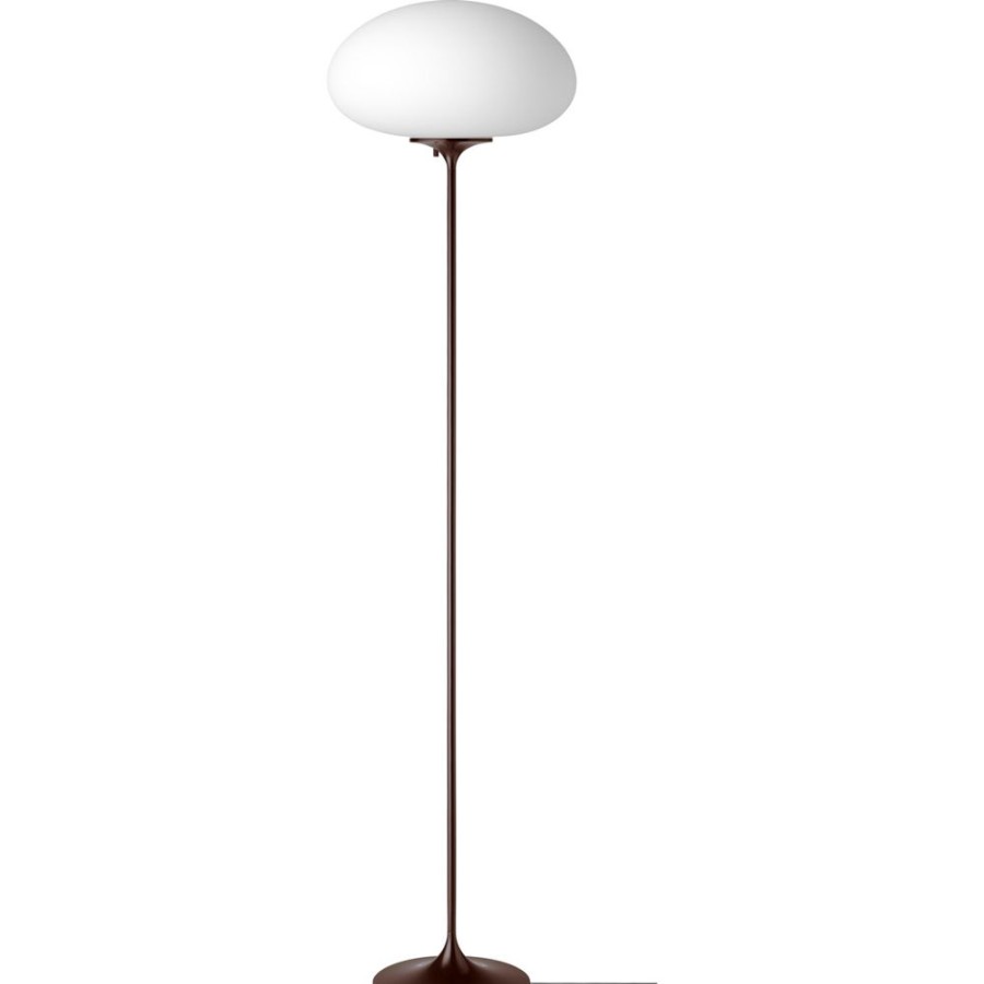 Belysning GUBI Golvlampor | Stemlite Golvlampa H150, Black Red Eu