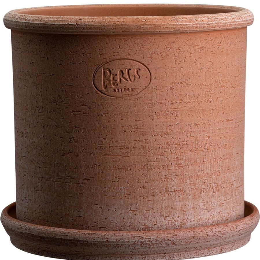 Inredning Bergs Potter Odlingslador & Utekrukor | Modena Raw Kruka 30 Cm, Rosa