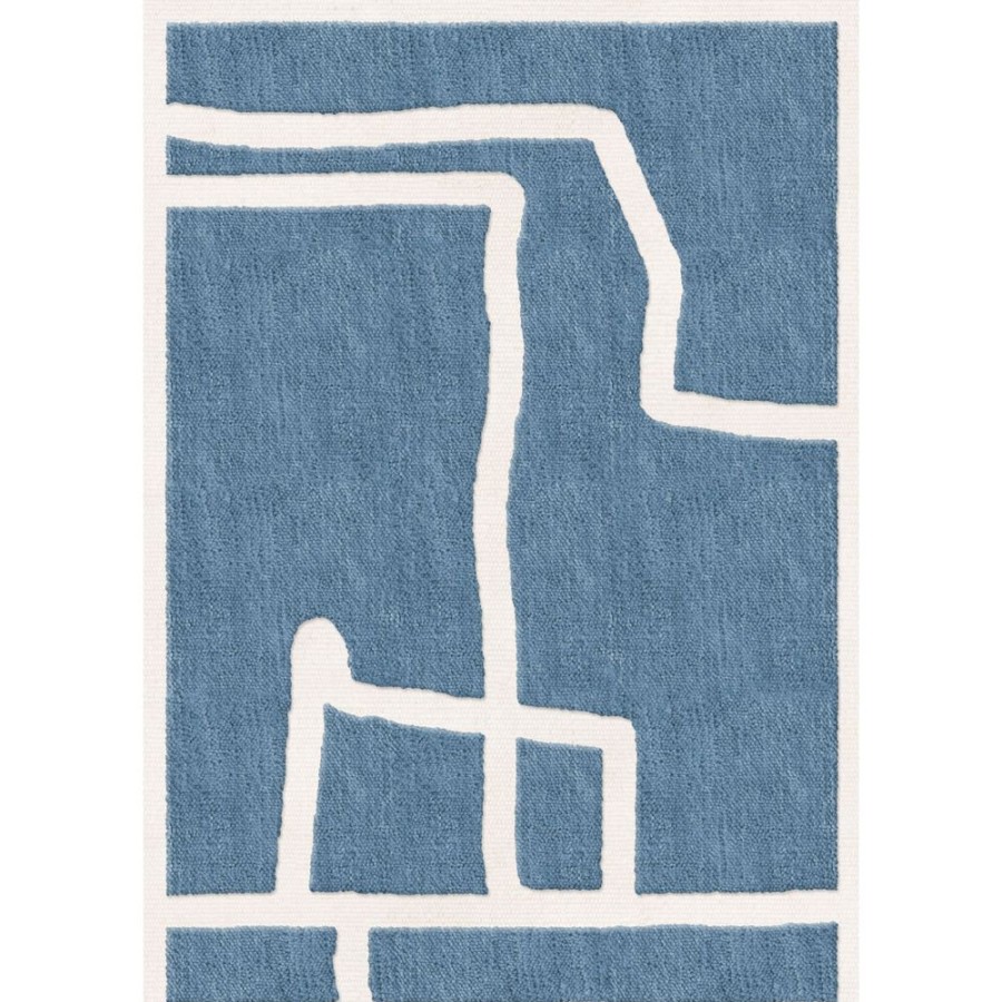 Mattor Layered Ullmattor | Gotland Klint Ullmatta Cornflower Blue, 300X400 Cm