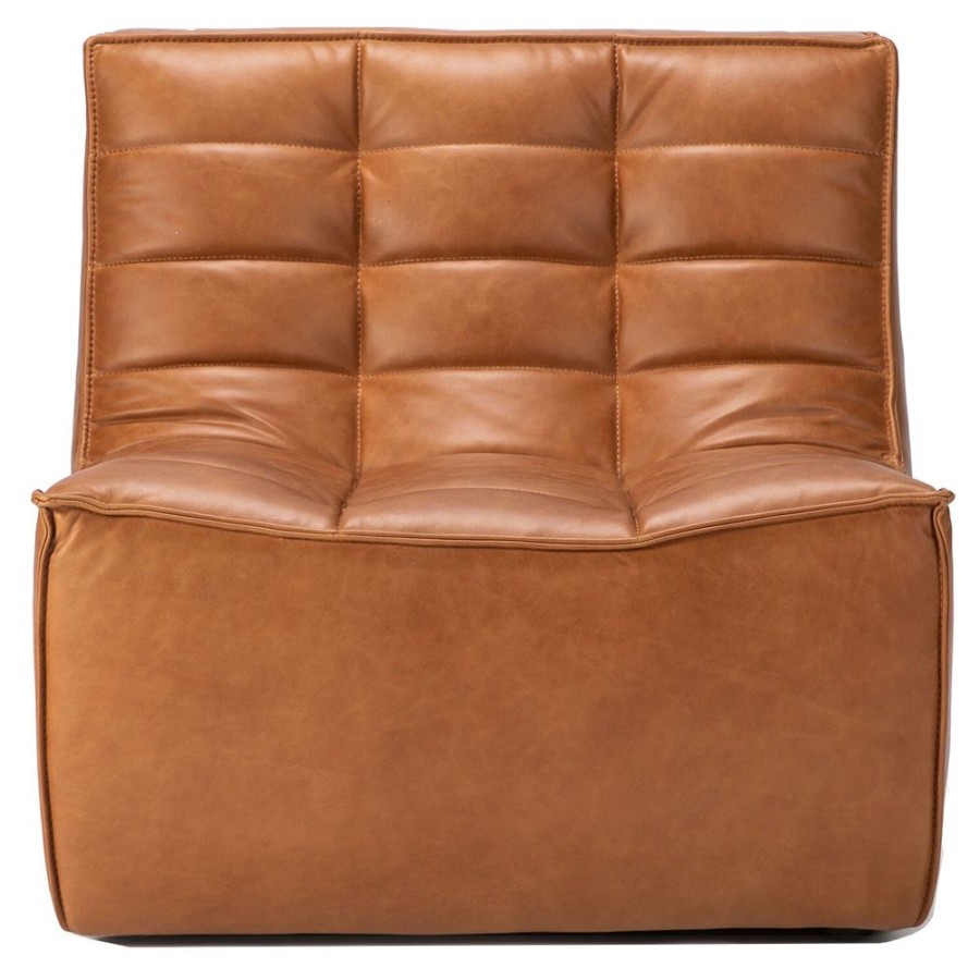 Mobler Ethnicraft Fatoljer | N701 Soffa, Old Saddle 1-Sits