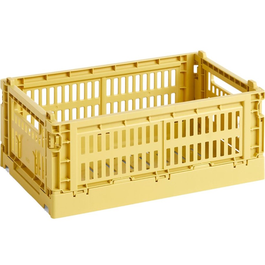 Inredning HAY Boxar & Askar | Colour Crate Forvaringslada S 17X26,5 Cm, Dusty Yellow