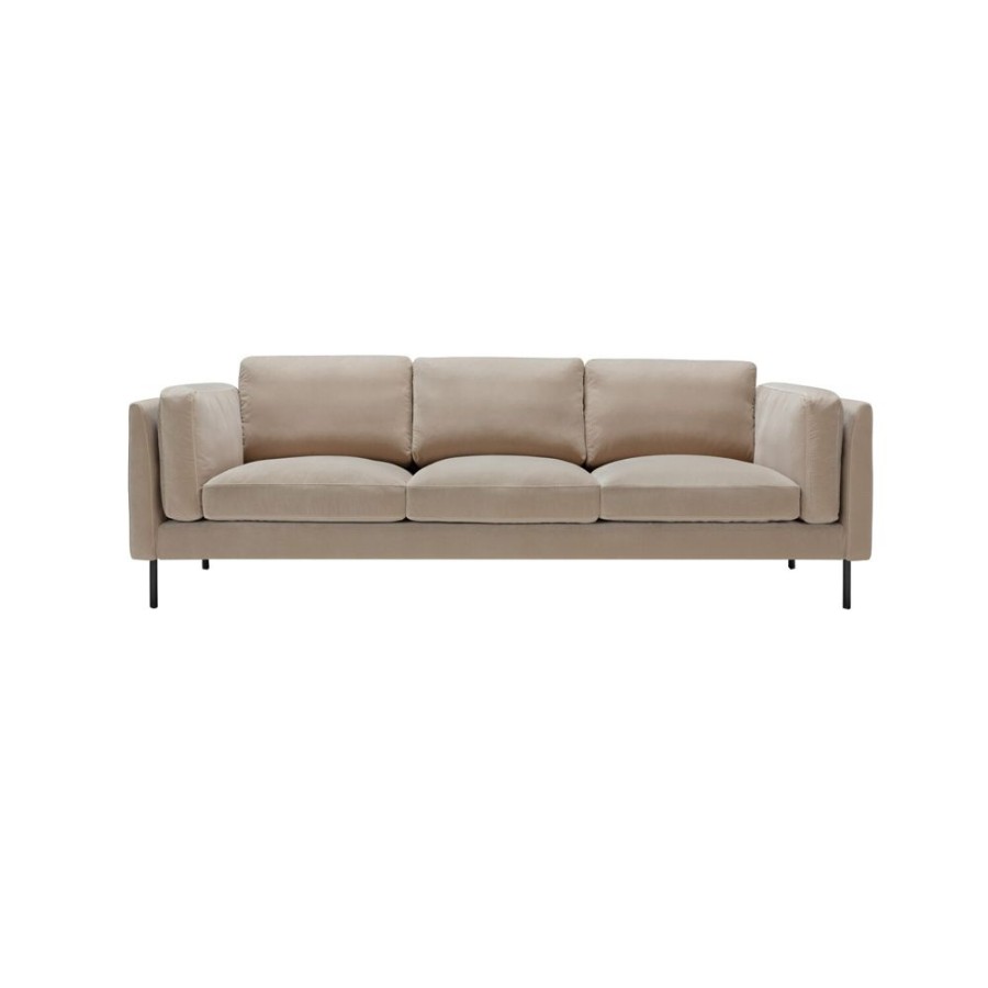 Mobler Sits 3-Sitssoffor | Sydney Soffa 3.5-Sits Avtagbar Kladsel, Velvet Light Beige