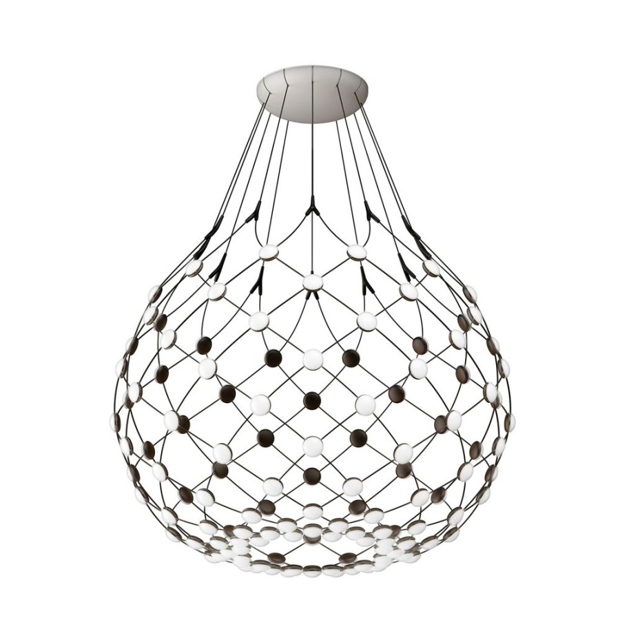 Belysning Luceplan Plafonder | Mesh Phase Cut Taklampa, O100 Cm / 1M