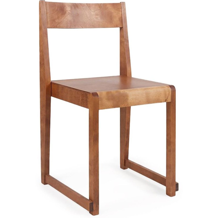 Mobler Frama Matstolar | Chair 01 Stol, Varmbrun