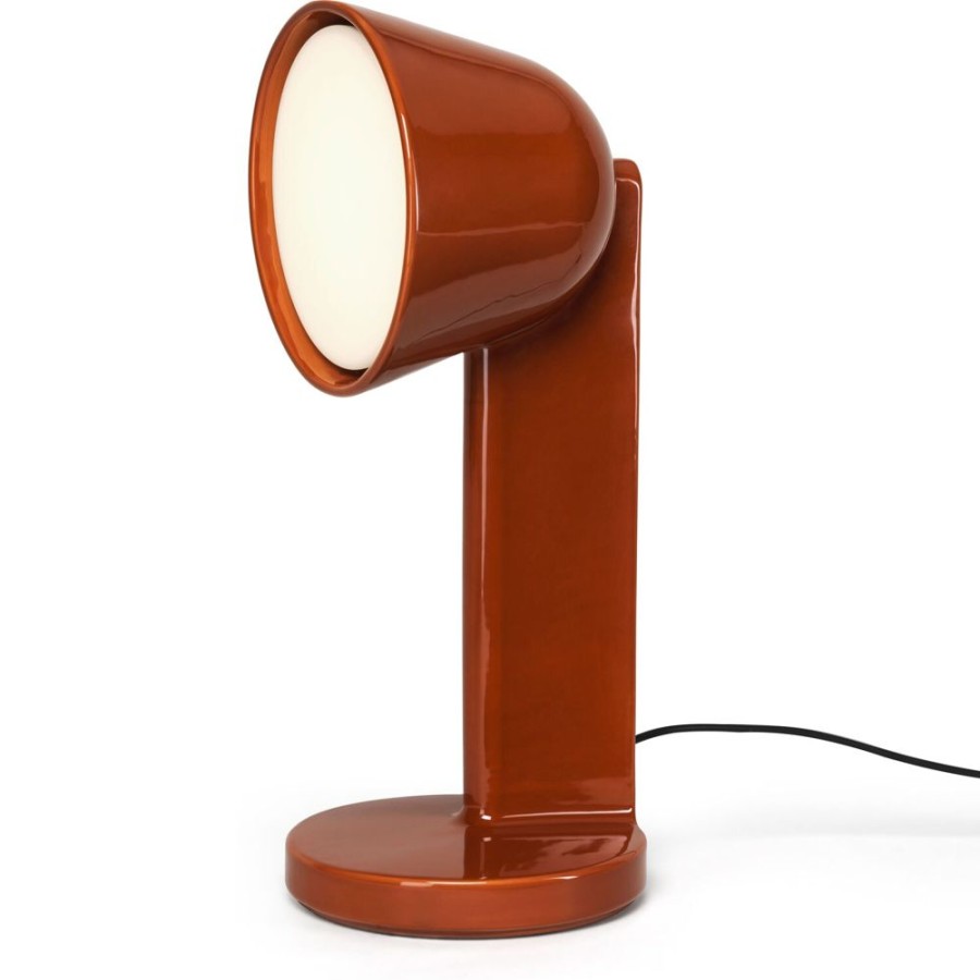 Belysning Flos Bordslampor | Ceramique Side Bordslampa, Rust Red