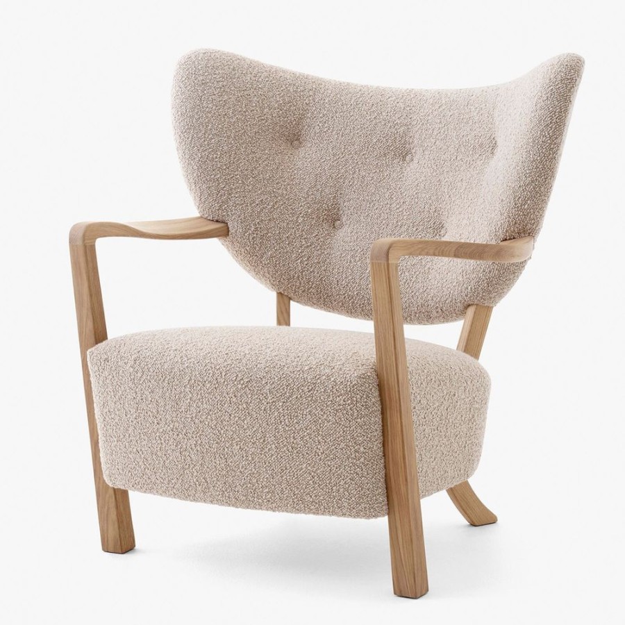 Mobler &Tradition Fatoljer | Wulff Atd2 Loungefatolj, Oak/Karakorum 003