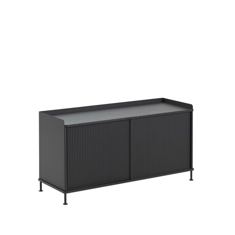 Mobler Muuto Sideboards | Enfold Sideboard Lagt, Svart/Svart