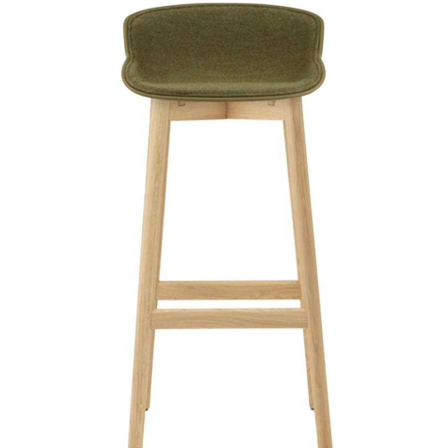 Mobler Normann Copenhagen Barstolar | Hyg Barstol 75 Cm, Kladd Framsida, Oliv / Ek