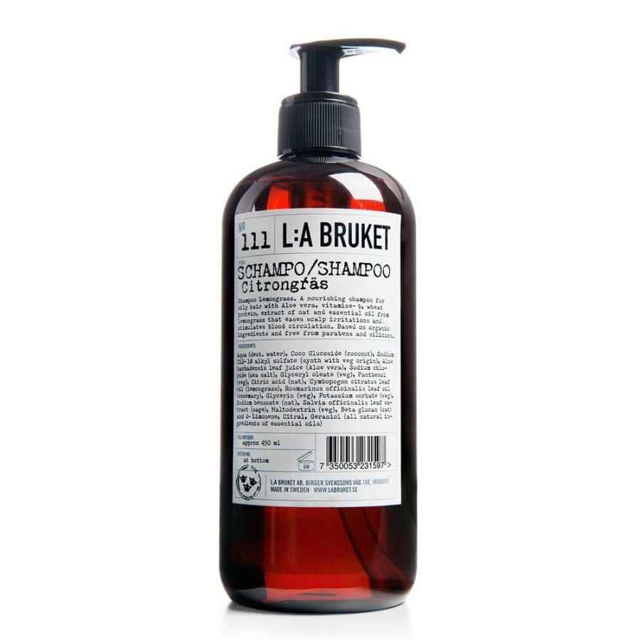 Inredning L:a Bruket Parfym & Kroppsvard | Schampo 450 Ml, Citrongras