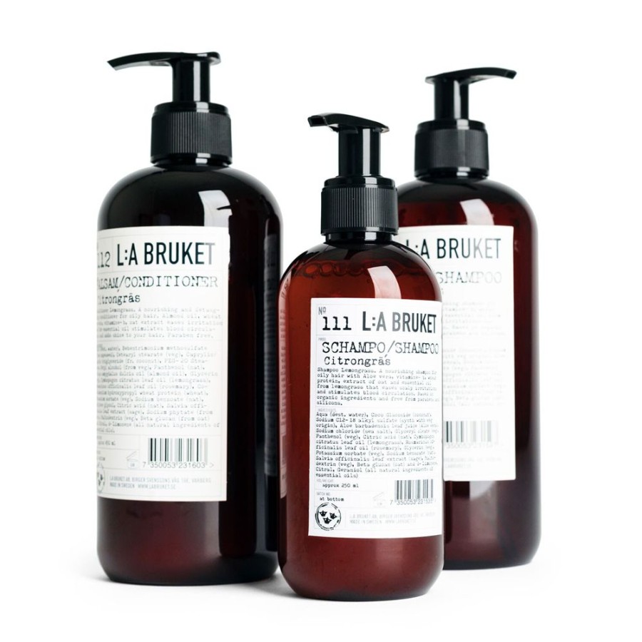 Inredning L:a Bruket Parfym & Kroppsvard | Schampo 450 Ml, Citrongras