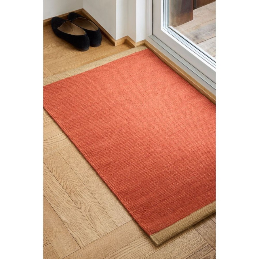 Mattor Chhatwal & Jonsson Dorrmattor | Tarun- Traceable Dorrmatta 60X90 Cm, Rust/Beige