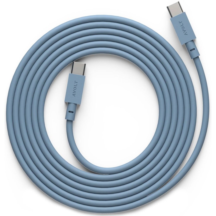 Belysning Avolt Lampsladdar & Ovriga Lamptillbehor | Cable 1 Laddsladd Usb-C / Usb-C 2 M, Shark Blue