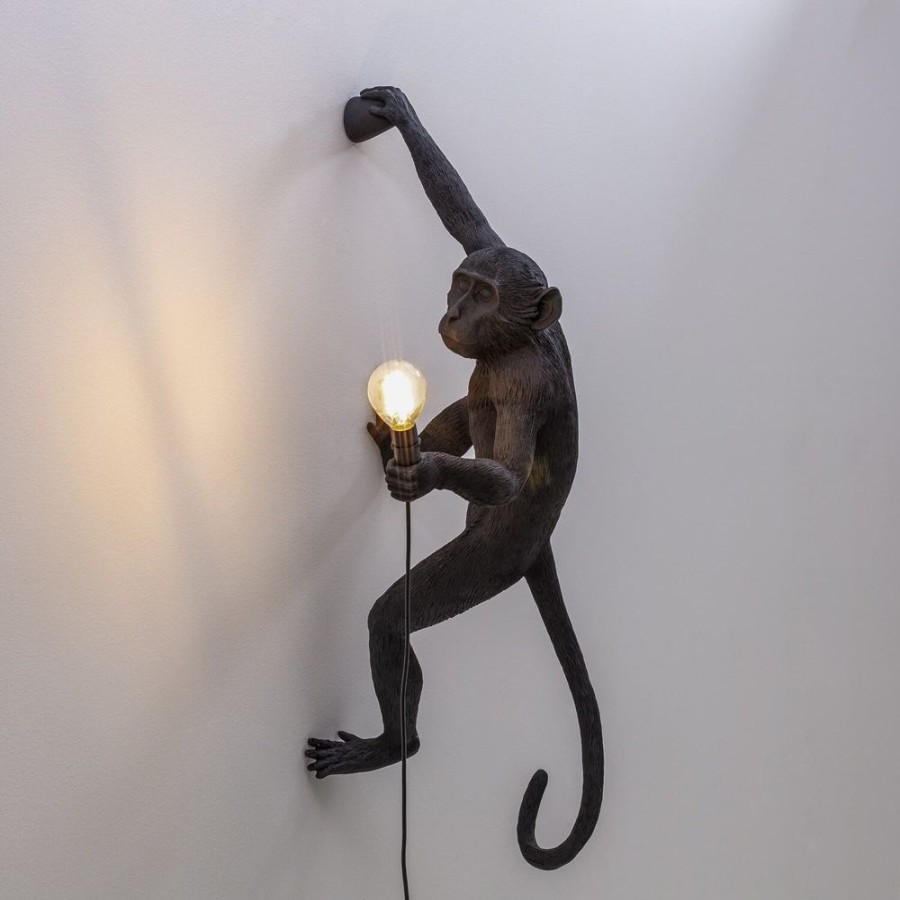 Belysning Seletti Utebelysning | Monkey Lamp Outdoor Hanging Hoger Version, Svart