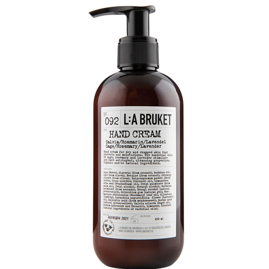 Inredning L:a Bruket Parfym & Kroppsvard | 092 Sage/Rosemary/Lavender Handkram 240 Ml