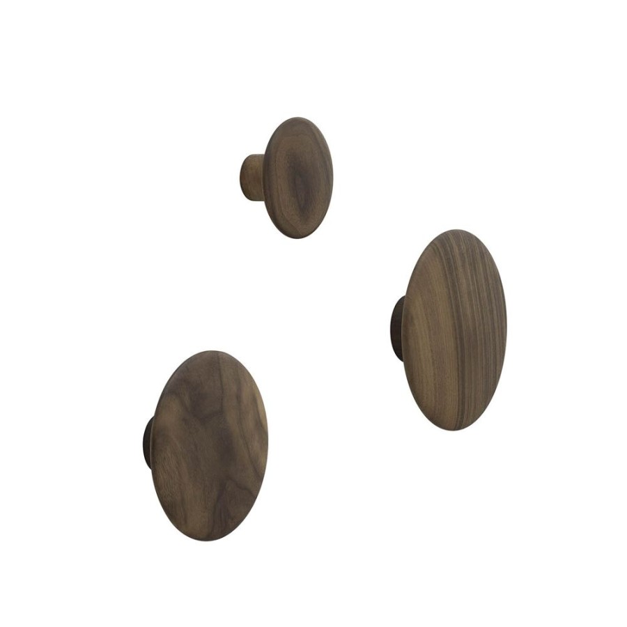 Inredning Muuto Krokar & Galgar | The Dots Krok Large, Walnut