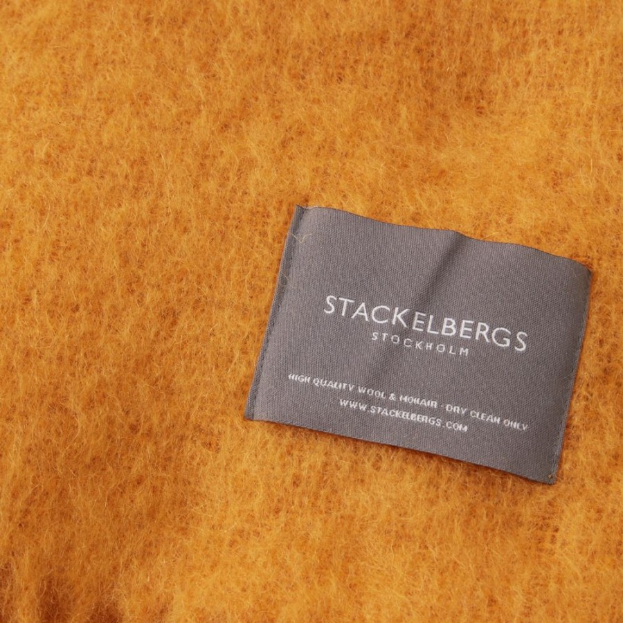 Textil Stackelbergs Pladar & Filtar | Mohair Filt Rullad Frans 130X170 Cm, Ochra