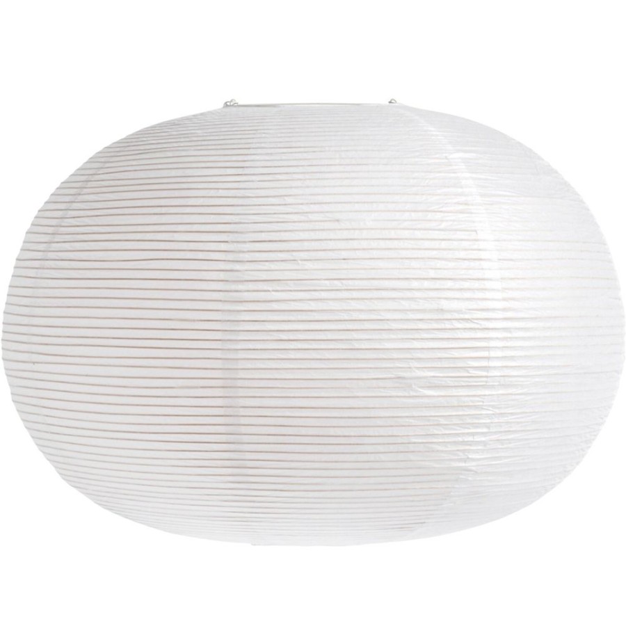 Belysning HAY Lampskarmar | Rice Paper Lampskarm Classic White, Ellipse