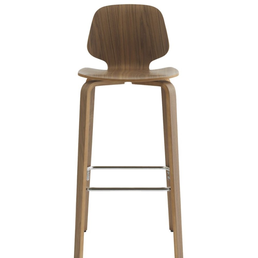 Mobler Normann Copenhagen Barstolar | My Chair Barstol 75 Cm, Valnot